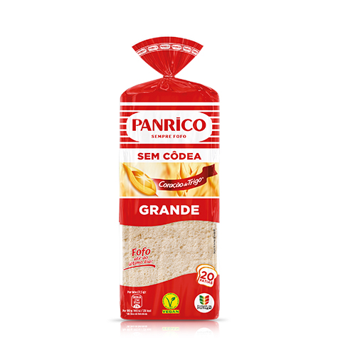 Panrico® Coração de Trigo sem Côdea Branco 450g