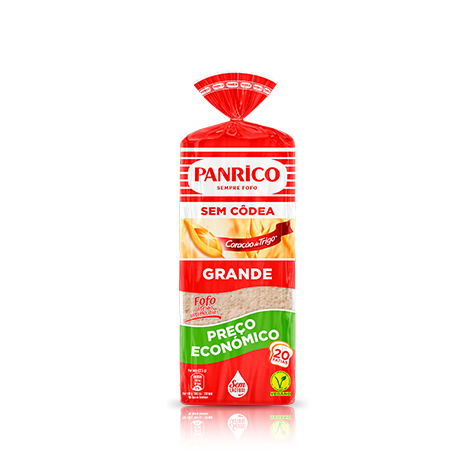Panrico® Coração de Trigo sem Côdea Branco 450g